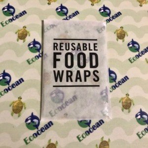 Turtle design reusable wax food wrap